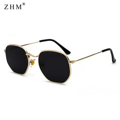 Metal Frame Pilot Mirror Sunglasses