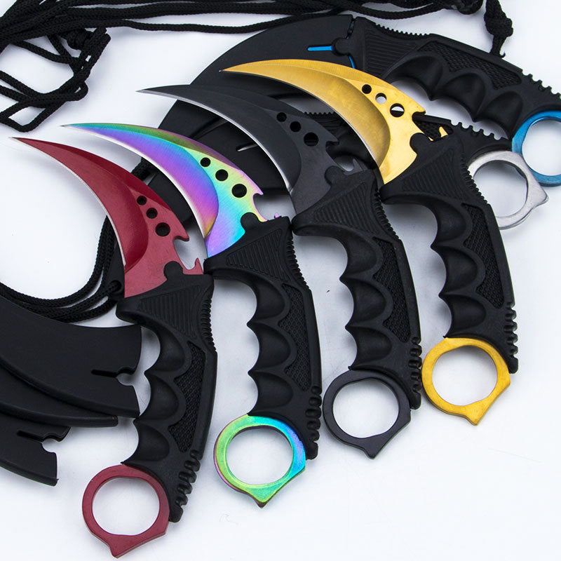 Three-eye Pure color Claw Knife