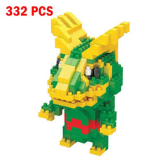 Small Building Blocks Cartoon Animals